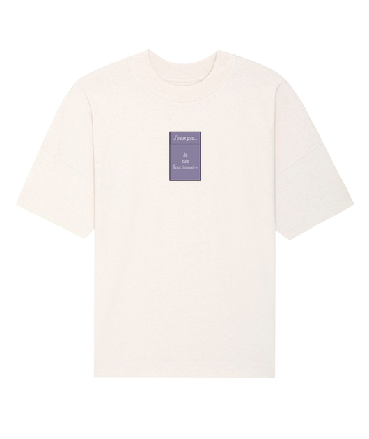 Tshirt Oversize Col Montant Bio Recyclé