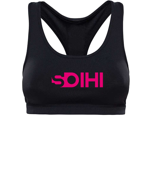 Brassière femme LOGO SOIHI® rosse tribal