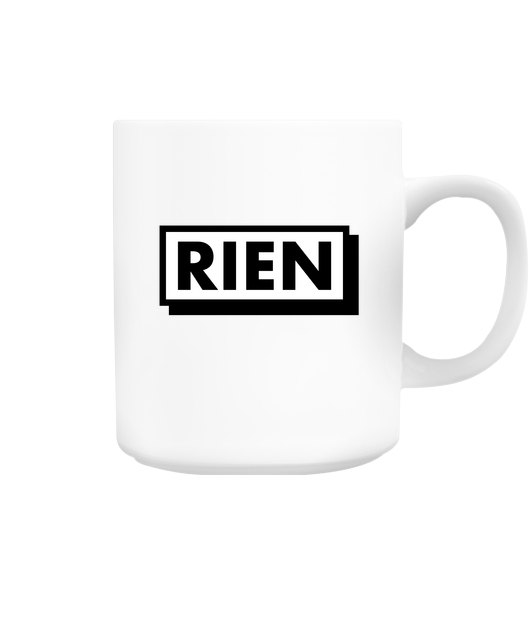 Mug blanc Rien en céramique - Vue 3