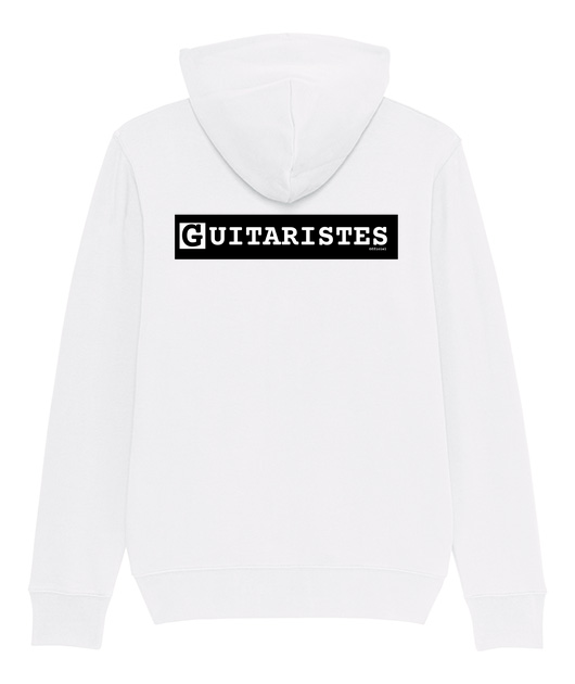 Sweat Capuche Zippé Bio Guitaristes Officiel® - Vue 2