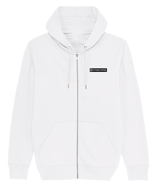 Sweat Capuche Zippé Bio Guitaristes Officiel®