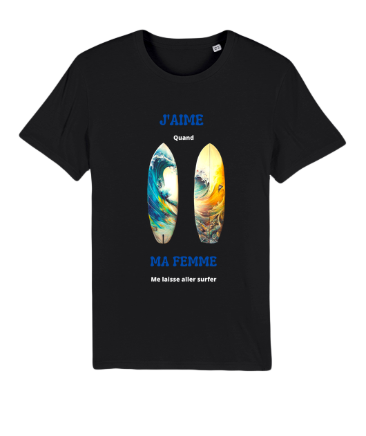 Tee-shirt "humour surf"